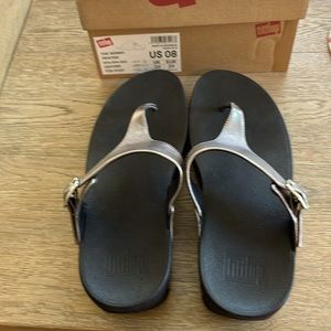 Fitflop - The skinny pewter size 8